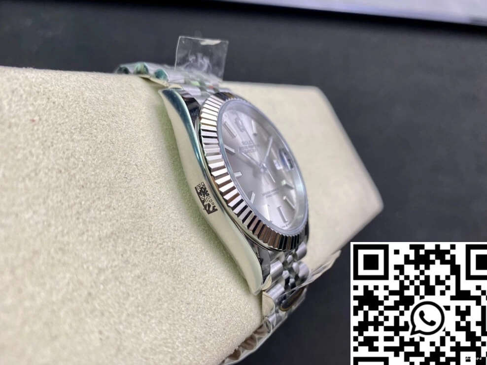 Datejust Silver Rolex Dial Factory Clean M126334-0004 0704
